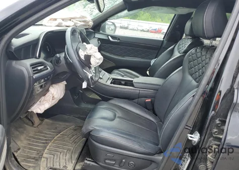 2022 Hyundai Palisade Calligraphy from USA, damaged, VIN KM8R7DHE6NU487744